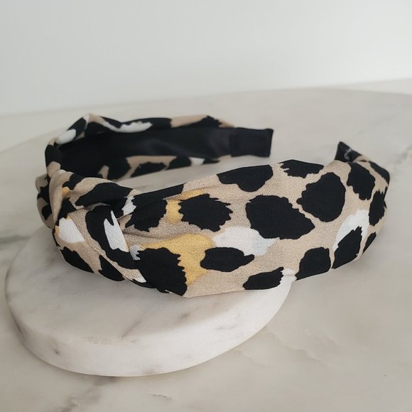 5 for $25 Leopard Print Knot Decor Headband - Picture 4 of 6